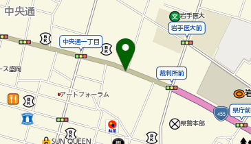 金田一駐車場の地図画像