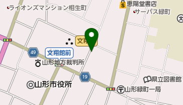 山形県営駐車場の地図画像