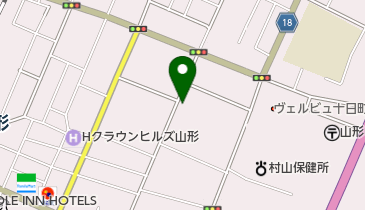 山形市香澄駐車場の地図画像