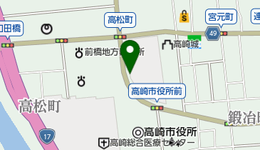 城址地下駐車場の地図画像