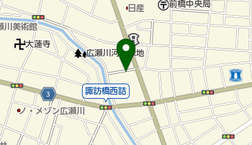 広瀬川サンワパーキング(城東町立体駐車場)の地図画像