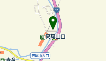 高尾山麓駐車場の地図画像