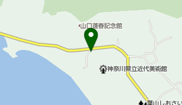 神奈川県立近代美術館葉山館駐車場の地図画像