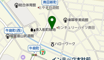 富山北モータープールの地図画像