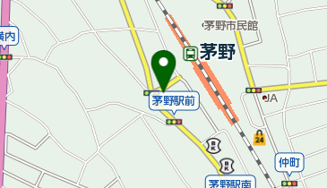茅野市営地下駐車場の地図画像