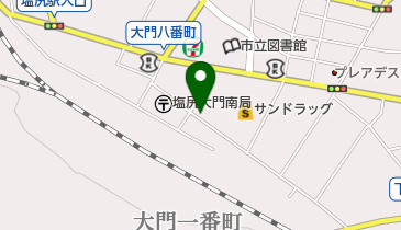 塩尻市営大門駐車場の地図画像