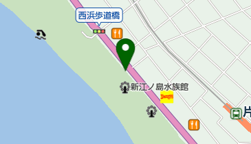 片瀬海岸地下駐車場の地図画像