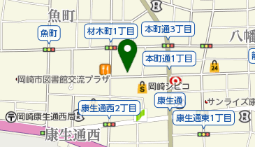 康生パークの地図画像