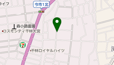 千林モータープールの地図画像