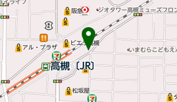 市営高槻駅南立体駐車場の地図画像
