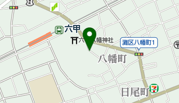 六甲八幡神社駐車場の地図画像