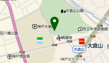 大倉山公園駐車場の地図画像