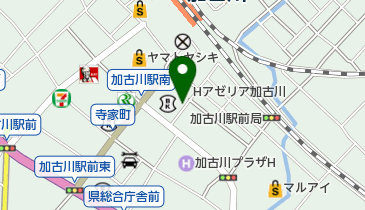 加古川駅前立体駐車場の地図画像