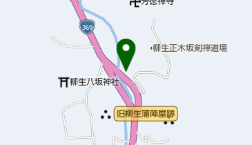 柳生観光駐車場の地図画像