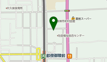 畝傍御陵前駅東駐車場の地図画像