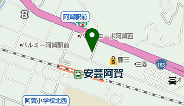 阿賀駅前駐車場の地図画像