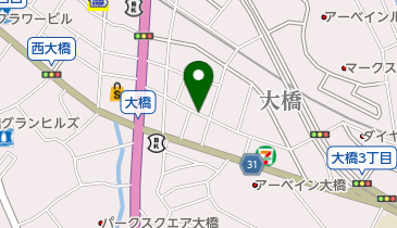 大橋駐車場の地図画像