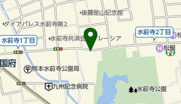 水前寺有料駐車場の地図画像