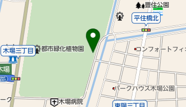 木場公園第1駐車場の地図画像