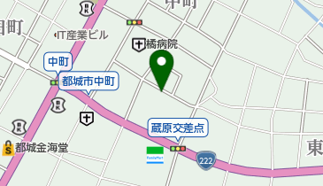 ウエルネスパーキング 中央地区立体自動車駐車場の地図画像