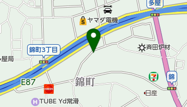 くまざわ駐車場の地図画像