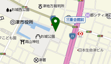 お城東駐車場の地図画像
