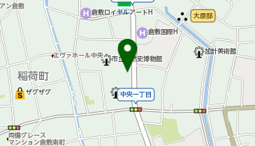 倉敷市中央駐車場の地図画像