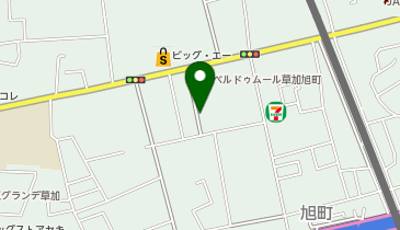 イトーヨーカドー新田店平面駐車場の地図画像