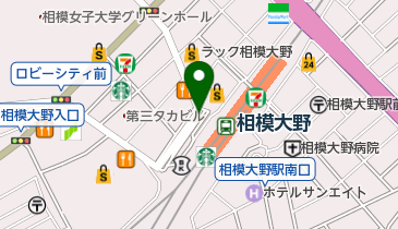相模大野ステーションスクエア地下駐車場の地図画像