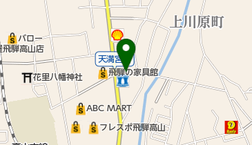 市営天満駐車場の地図画像