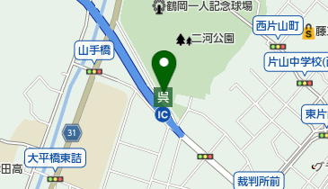呉市二河公園多目的グラウンド駐車場の地図画像
