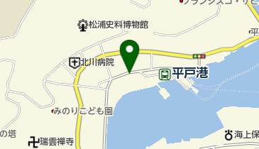 平戸港交流広場駐車場の地図画像