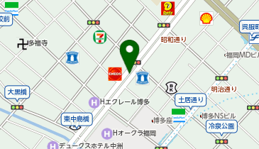 博多リバレイン第1駐車場の地図画像