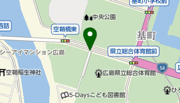 広島県立総合体育館駐車場(もとまちパーキングアクセス)の地図画像