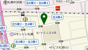 ビッグシャイン88北5条駐車場の地図画像