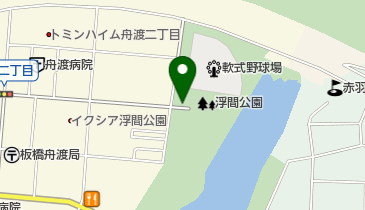 浮間公園駐車場の地図画像