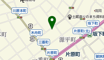 山町筋観光駐車場の地図画像