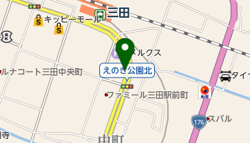 三田駅前第2駐車場の地図画像