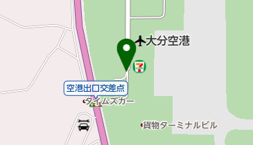 大分空港駐車場の地図画像