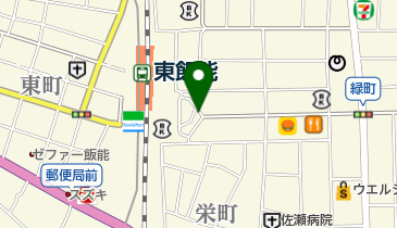 まるひろ飯能店地下駐車場の地図画像