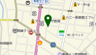 白銀駐車場の地図画像