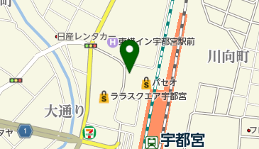 駅西中央駐車場の地図画像
