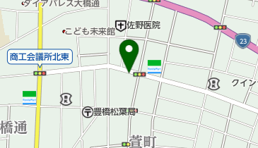 松葉公園地下駐車場の地図画像
