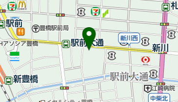 豊橋まちちか駐車場(駅前公共駐車場第1)の地図画像