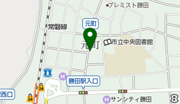 ひたちなか市営元町駐車場の地図画像