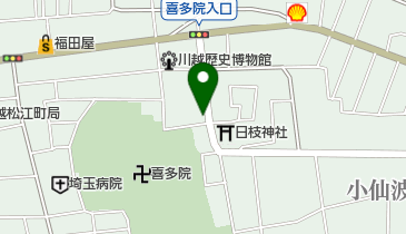 明星駐車場の地図画像