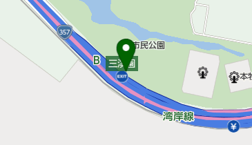 本牧市民公園駐車場の地図画像