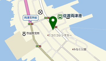 両津港南埠頭駐車場の地図画像
