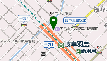 羽島こうか西駐車場の地図画像