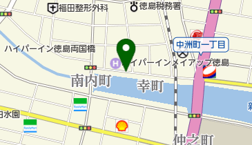 徳島県営 幸町駐車場の地図画像